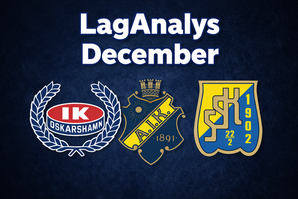 HockeyAllsvenskan Laganalys – månadsvis utveckling och underliggande siffror 🔒
