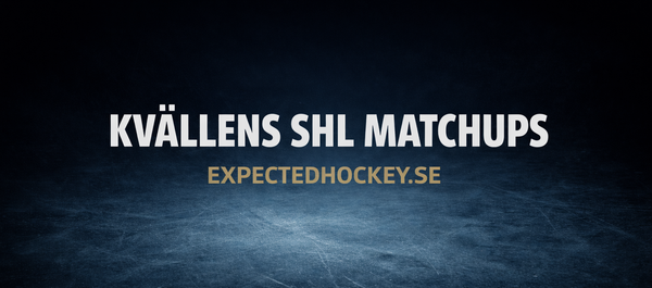 Matchups inför kvällens SHL H2H - 7 Mars
